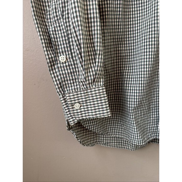 Ralph Lauren Mens Medium Green Gingham Plaid Shirt McMeel Button Down Cotton - Picture 4 of 7